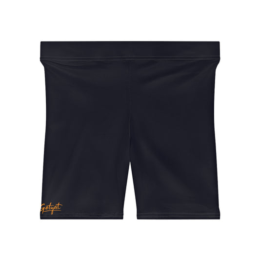 GETYAT Women’s Biker Shorts | Aqua Blue Lightweight Workout & Cycling Shorts