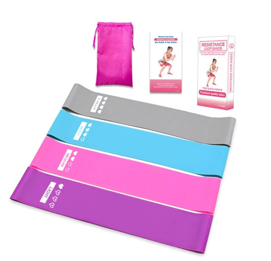 Resistance Bands – Elastic Booty Bands for Fitness, Bodybuilding, Yoga, and Home Gym Workouts