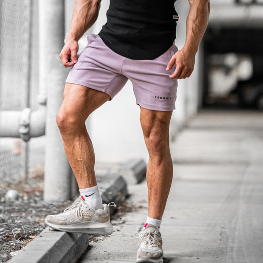 🩳 Fitness Casual Sports Running Cotton Split Shorts – Breathable Workout & Everyday Wear