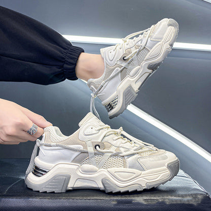 👟 Men’s Thick-Soled Breathable Running Sneakers – Fashion Sports Shoes