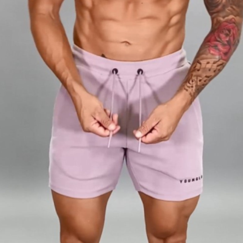 🩳 Fitness Casual Sports Running Cotton Split Shorts – Breathable Workout & Everyday Wear