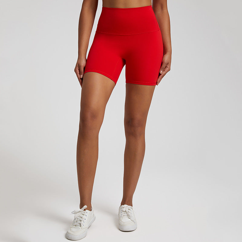 ☁️ Nude Feel Yoga Shorts – Quick-Drying, Breathable & Slim Fit Activewear for Women