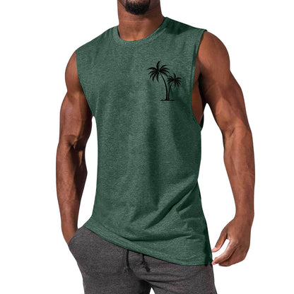 🏋️‍♂️ Men’s Sleeveless Sports Vest – Loose Summer Workout Tank Top