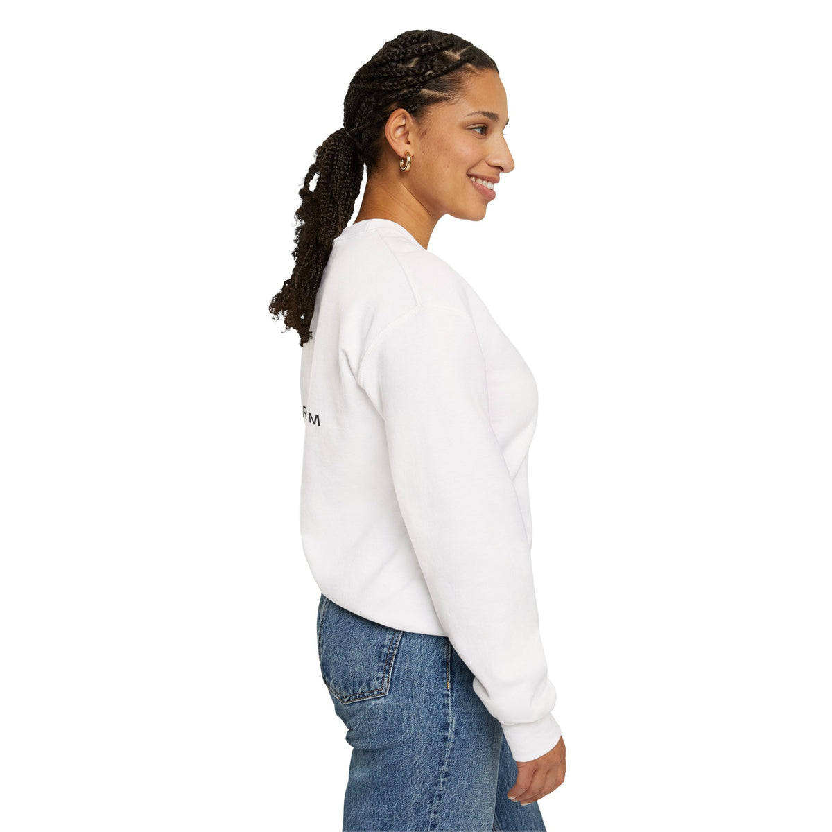 GETYAT Motivational Crewneck Sweatshirt | Graphic Acronym Back Design