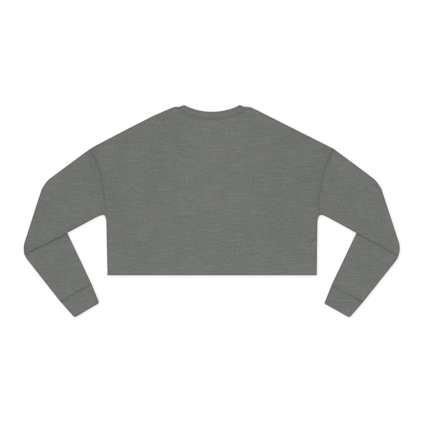 Cropped Sweatshirt — Dusty Rose 'Getvat' Script Crop Top for Women
