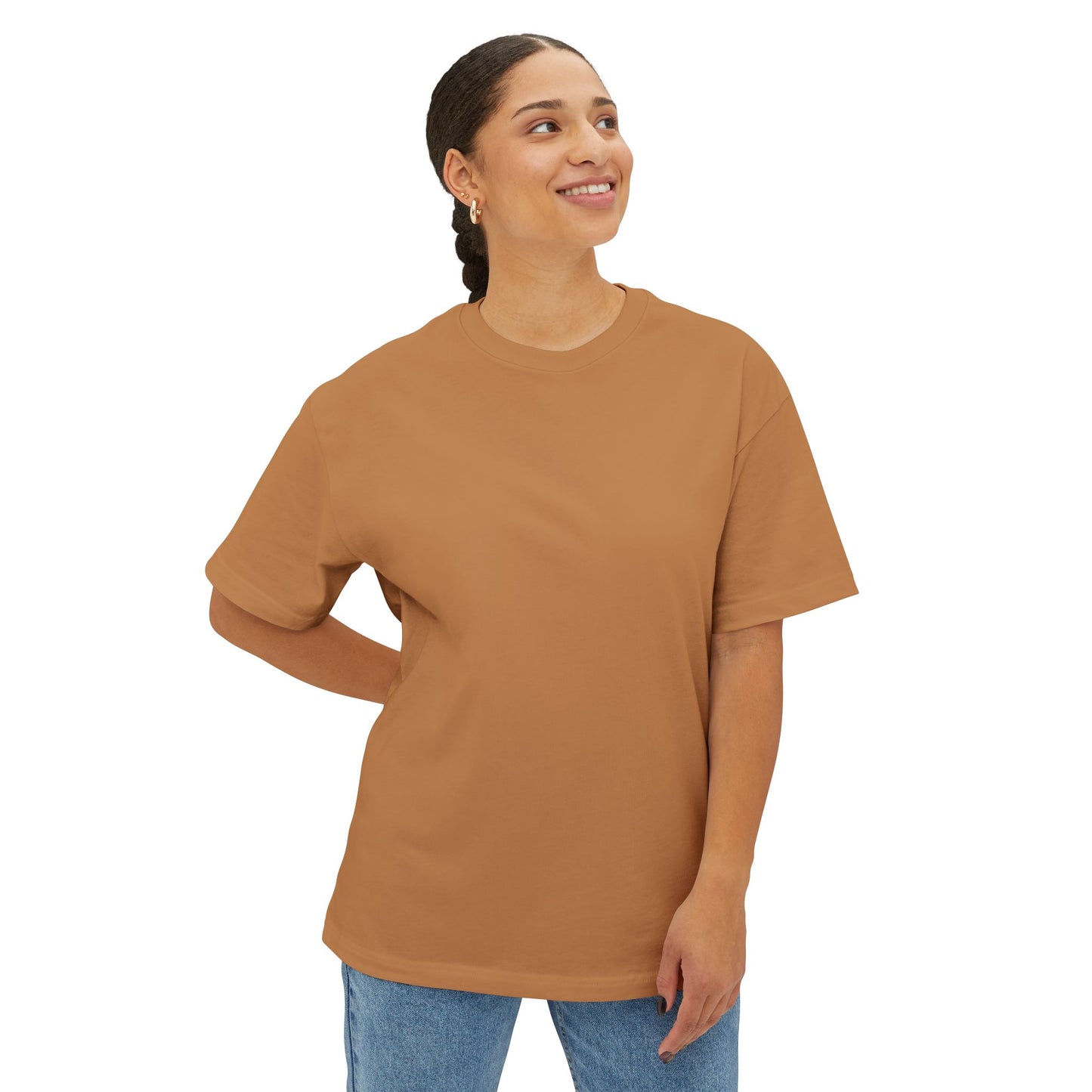 Boxy Oversized T-Shirt – Minimal White Casual Tee | Relaxed Fit Everyday Essential