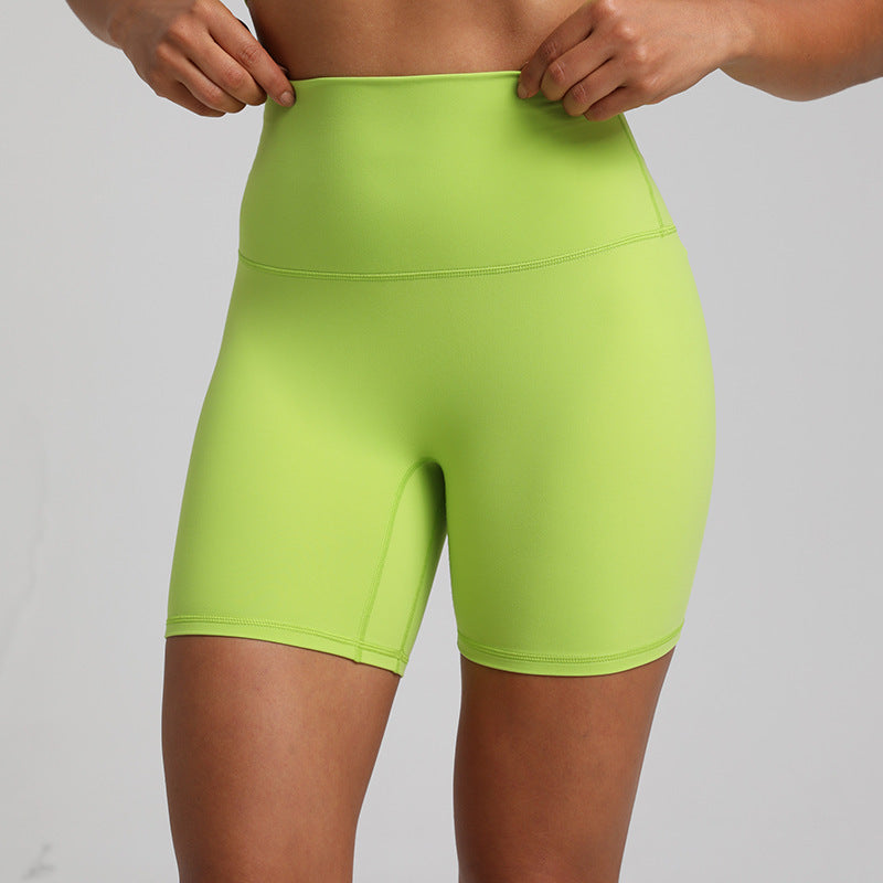 ☁️ Nude Feel Yoga Shorts – Quick-Drying, Breathable & Slim Fit Activewear for Women