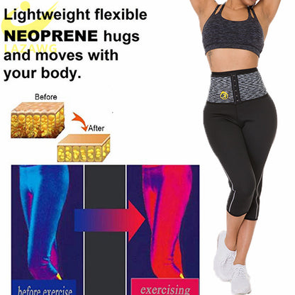 🧘‍♀️ Compression Waist Fitness Yoga Pants – Women’s Sweat-Wicking Workout Leggings