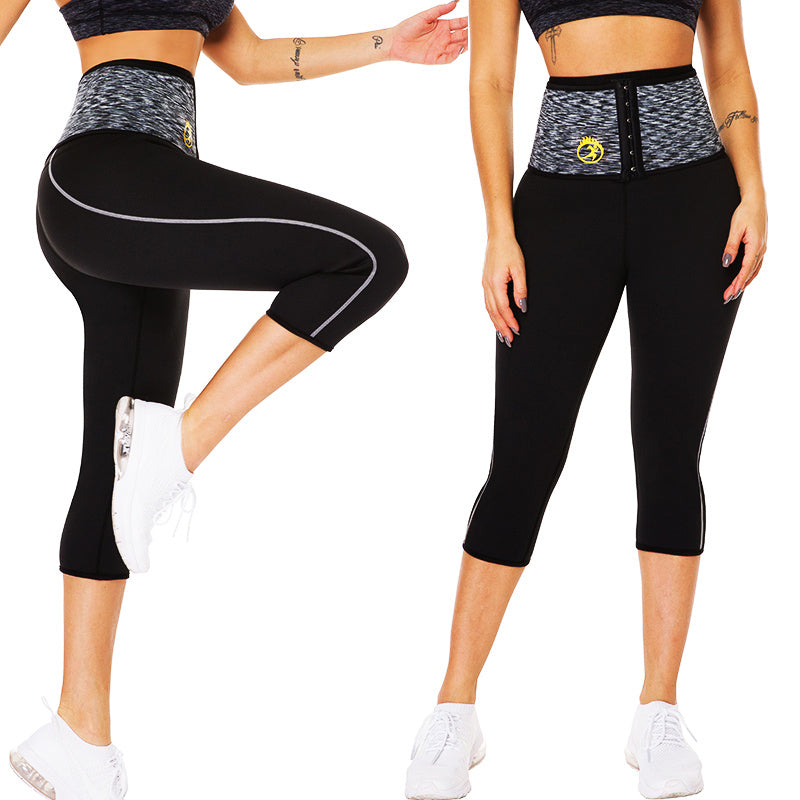 🧘‍♀️ Compression Waist Fitness Yoga Pants – Women’s Sweat-Wicking Workout Leggings