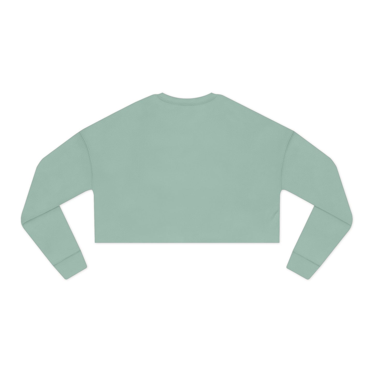 Cropped Sweatshirt — Dusty Rose 'Getvat' Script Crop Top for Women