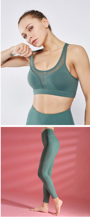 🧘‍♀️ Shockproof Sports Bra – High Support Yoga Vest for Fitness & Training