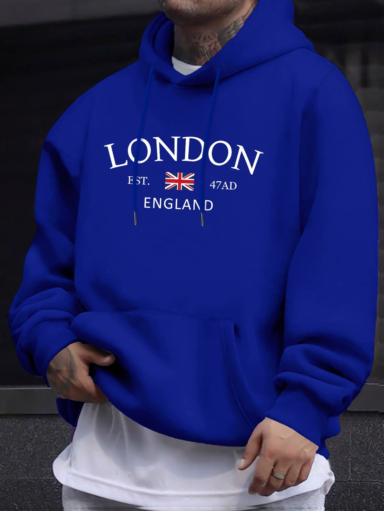 🧥 Fashion Personalized Printed Men’s Hoodie – Casual Streetwear Pullover