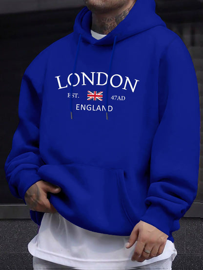 🧥 Fashion Personalized Printed Men’s Hoodie – Casual Streetwear Pullover