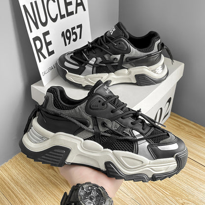 👟 Men’s Thick-Soled Breathable Running Sneakers – Fashion Sports Shoes