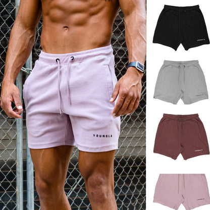 🩳 Fitness Casual Sports Running Cotton Split Shorts – Breathable Workout & Everyday Wear