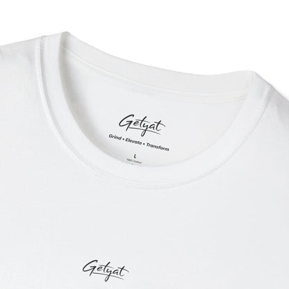 T-Shirt — "Grit" Motivational Graphic Tee (Get Ready: Grind, Elevate, Transform Yourself Always Today)