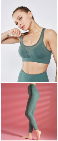 🧘‍♀️ Shockproof Sports Bra – High Support Yoga Vest for Fitness & Training