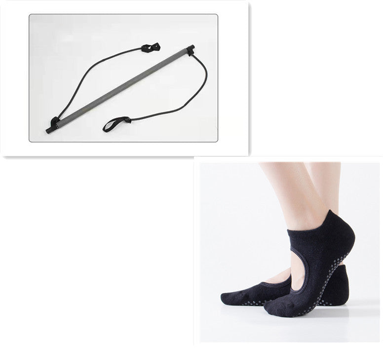 Multifunctional Pilates Stretching Stick – Yoga Puller for Home Fitness, Flexibility & Toning