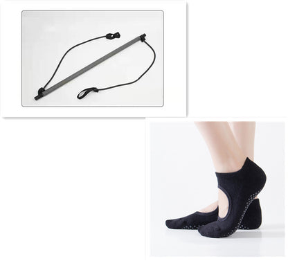 Multifunctional Pilates Stretching Stick – Yoga Puller for Home Fitness, Flexibility & Toning