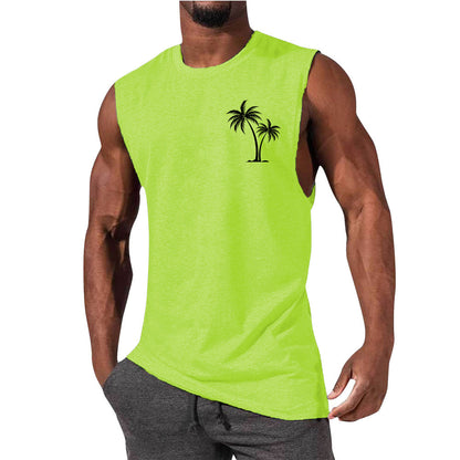 🏋️‍♂️ Men’s Sleeveless Sports Vest – Loose Summer Workout Tank Top