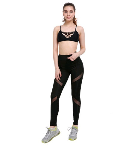 🧘‍♀️ Speed-Dry Gauze Yoga Pants – Butterfly X Mesh High-Stretch Fitness Leggings