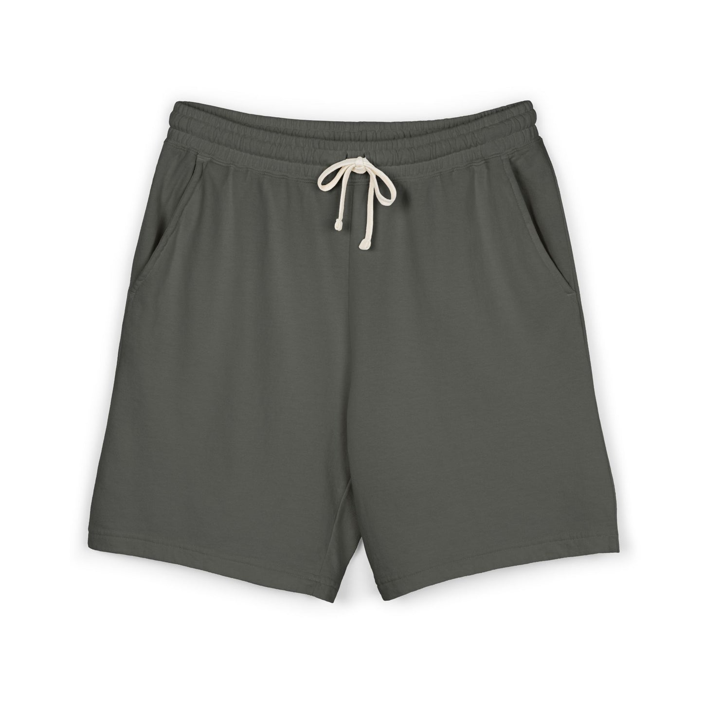 Lightweight Fleece Sweat Shorts — Garment-Dyed Casual Lounge Shorts