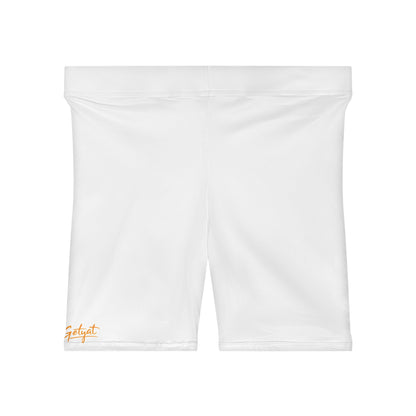 Aqua Blue Women’s Biker Shorts – Lightweight Athletic Cycling & Workout Shorts