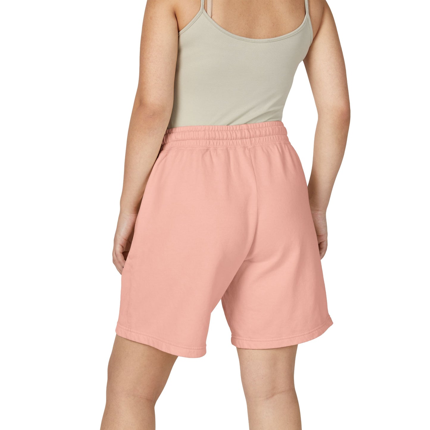 Lightweight Fleece Sweat Shorts — Garment-Dyed Casual Lounge Shorts