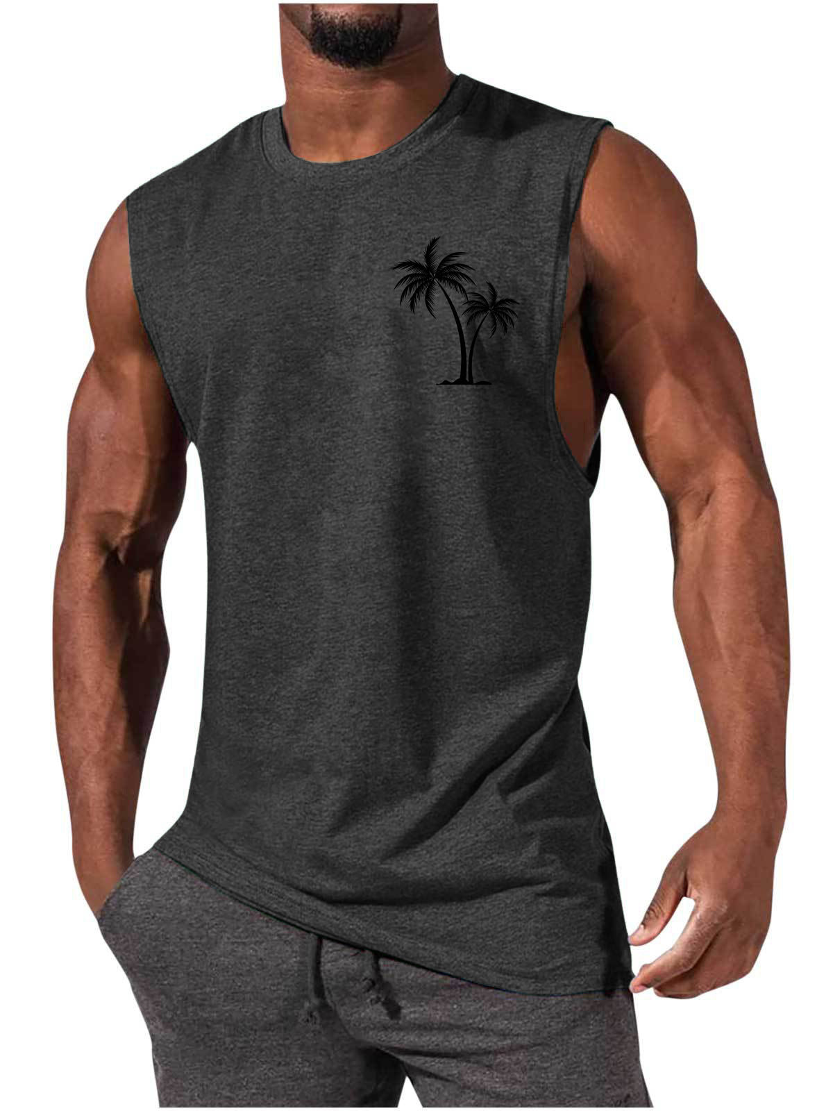 🏋️‍♂️ Men’s Sleeveless Sports Vest – Loose Summer Workout Tank Top