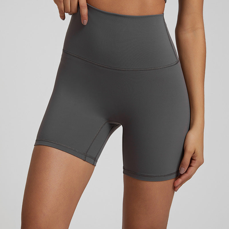 ☁️ Nude Feel Yoga Shorts – Quick-Drying, Breathable & Slim Fit Activewear for Women