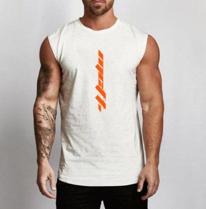 💪 Gym Sleeveless Shirt – Cotton Tank Top for Men Sportswear Vest