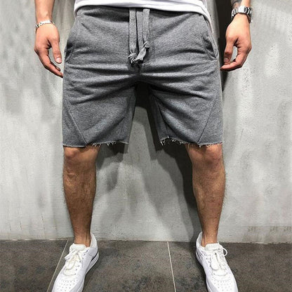 Summer Men’s Gym Sports Grey Shorts – Lightweight, Breathable Workout Shorts for Fitness & Casual Wear