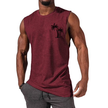 🏋️‍♂️ Men’s Sleeveless Sports Vest – Loose Summer Workout Tank Top