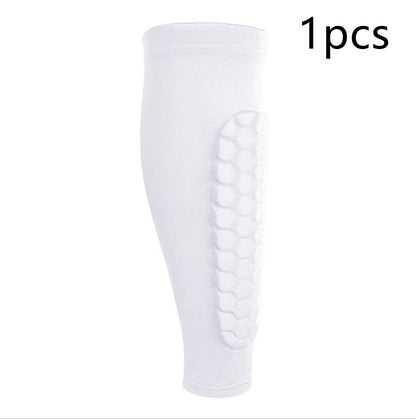 🧦 Honeycomb Shank Protection Foot Sock for Men – Anti-Collision, Non-Slip, Athletic Performance Socks