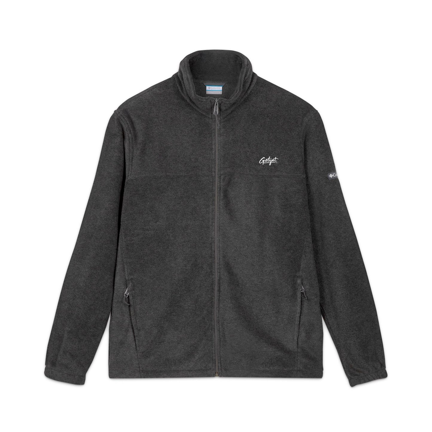 Fleece Jacket – Cozy Charcoal Zip-Up with Minimal Chest Logo | Getyat