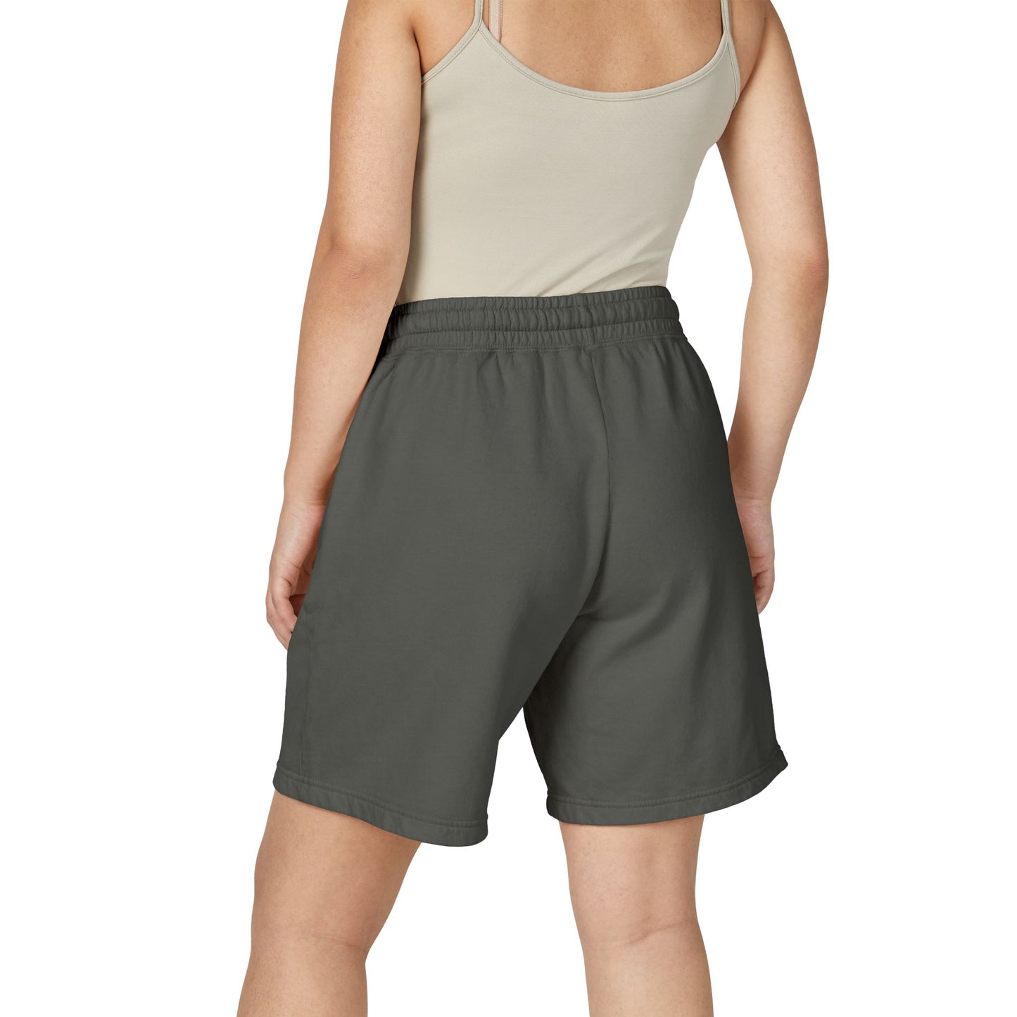 Lightweight Fleece Sweat Shorts — Garment-Dyed Casual Lounge Shorts