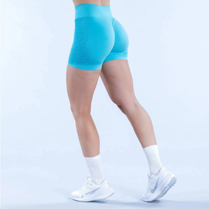 🩳 Seamless High Waist Workout Shorts – Hip-Lifting Sports Shorts for Women
