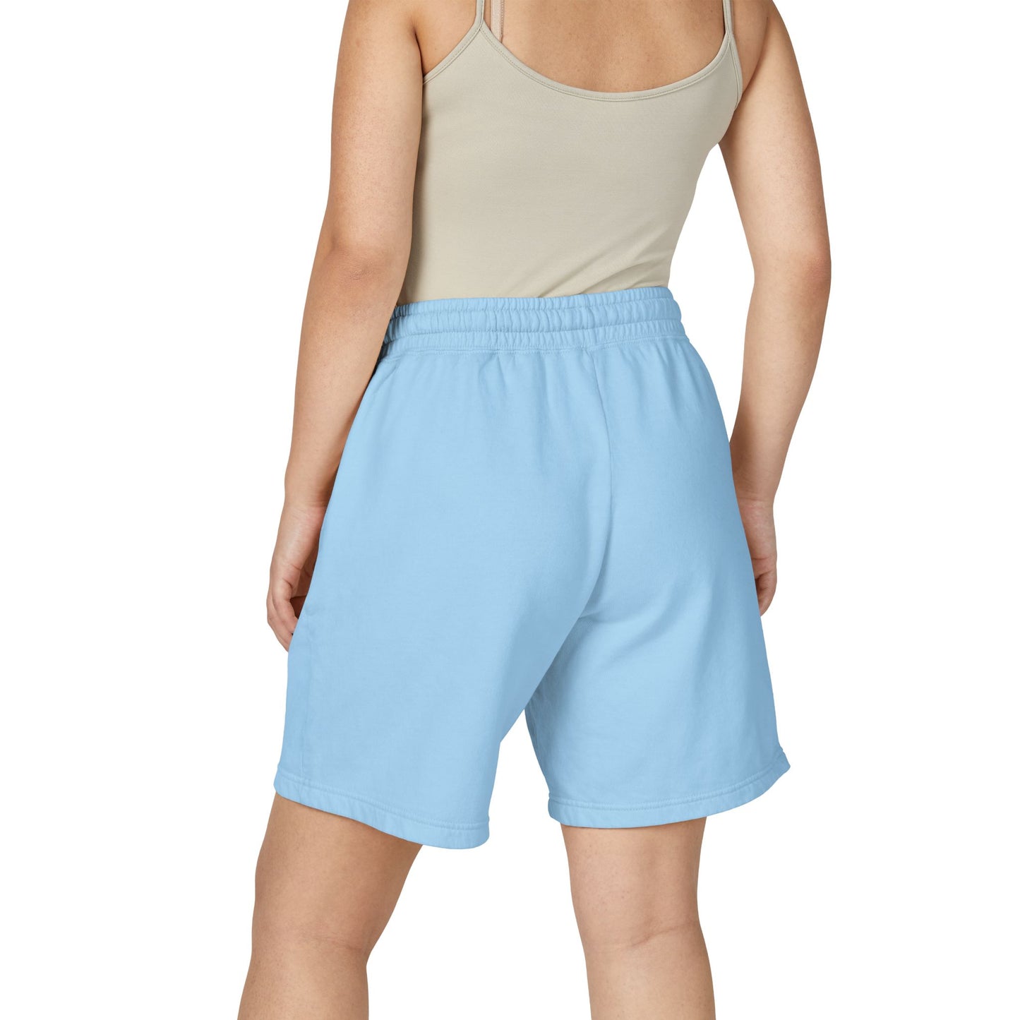 Lightweight Fleece Sweat Shorts — Garment-Dyed Casual Lounge Shorts