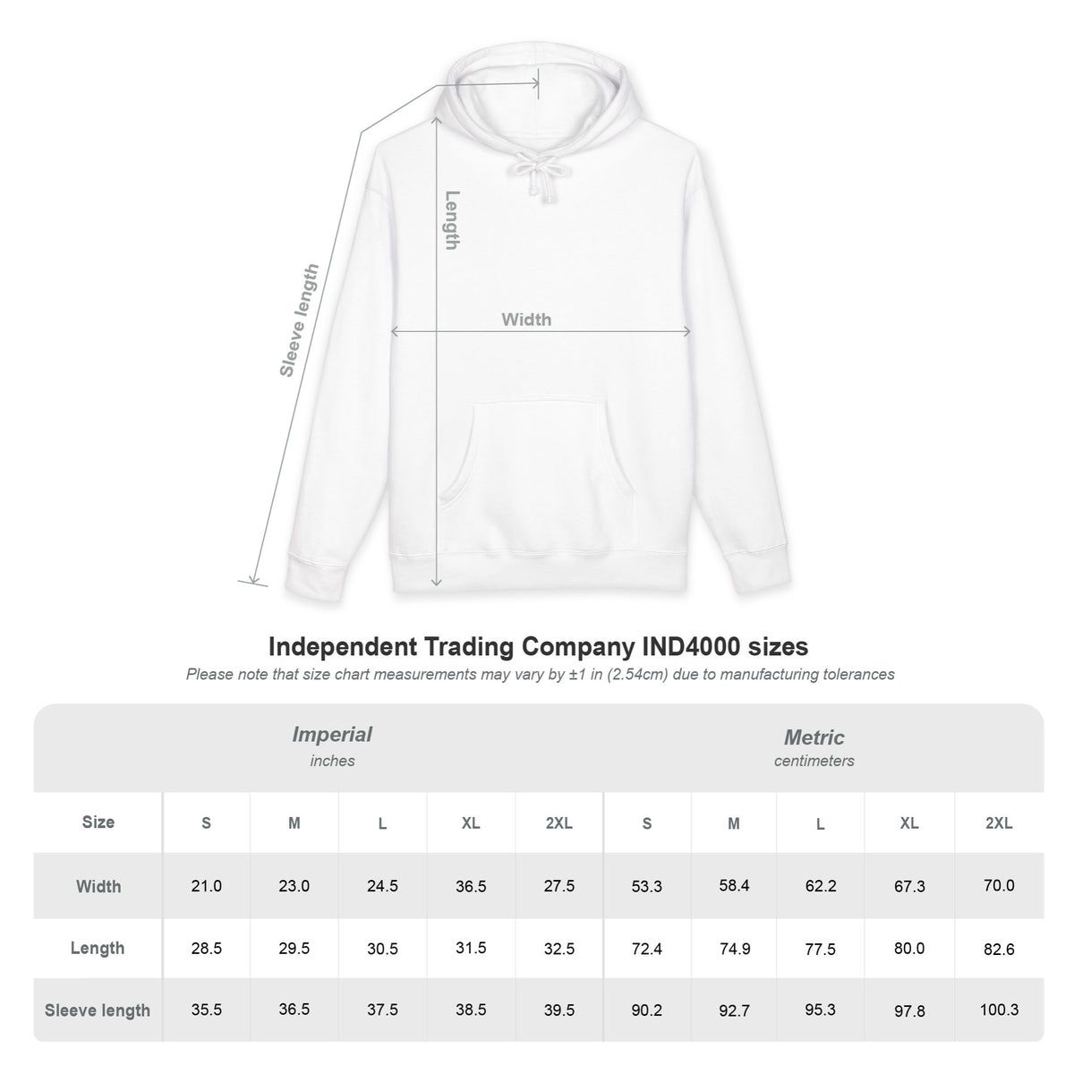 GETYAT Classic Heavyweight Hoodie | Warm Everyday Pullover Sweatshirt