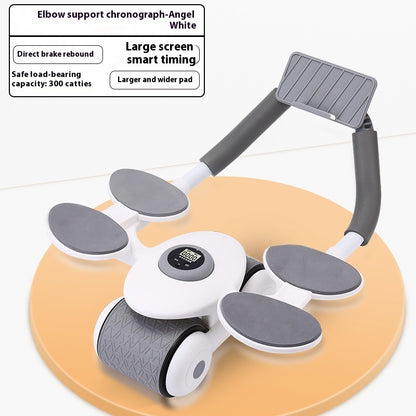 Multifunctional Abdominal Wheel – Four-Elbow Support AB Rocket Core Trainer for Home Workouts