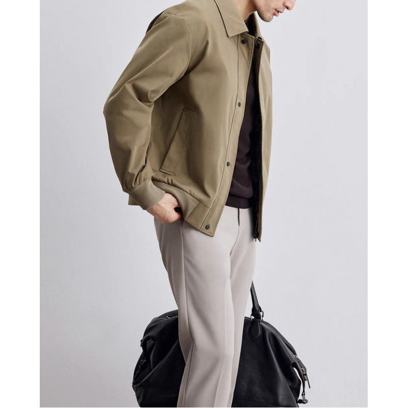 Spring & Autumn Men’s Administrative Lapel Jacket