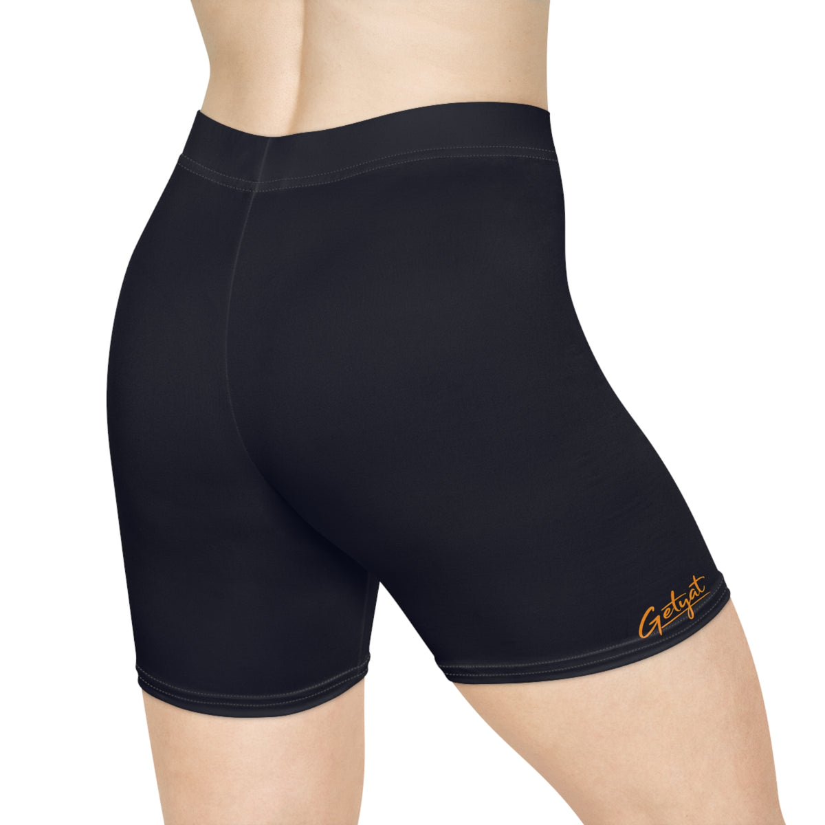GETYAT Women’s Biker Shorts | Aqua Blue Lightweight Workout & Cycling Shorts
