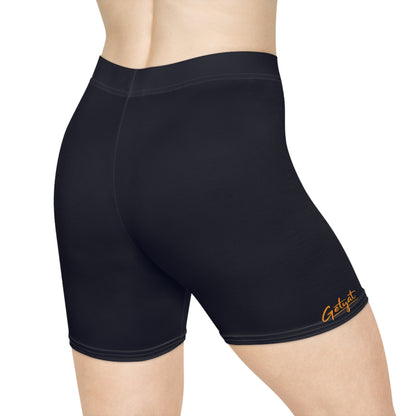 GETYAT Women’s Biker Shorts | Aqua Blue Lightweight Workout & Cycling Shorts