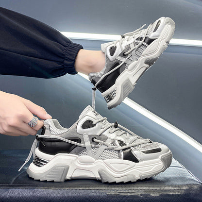 👟 Men’s Thick-Soled Breathable Running Sneakers – Fashion Sports Shoes