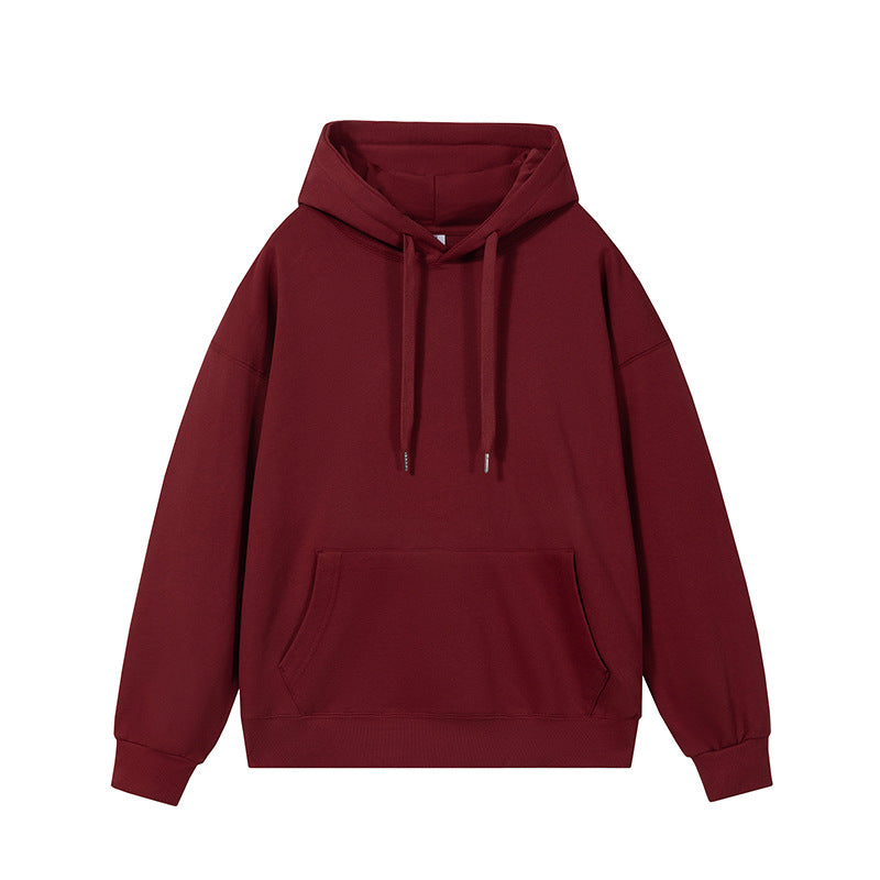Thickened Loose Hooded Sweatshirt – Comfortable Group Clothing
