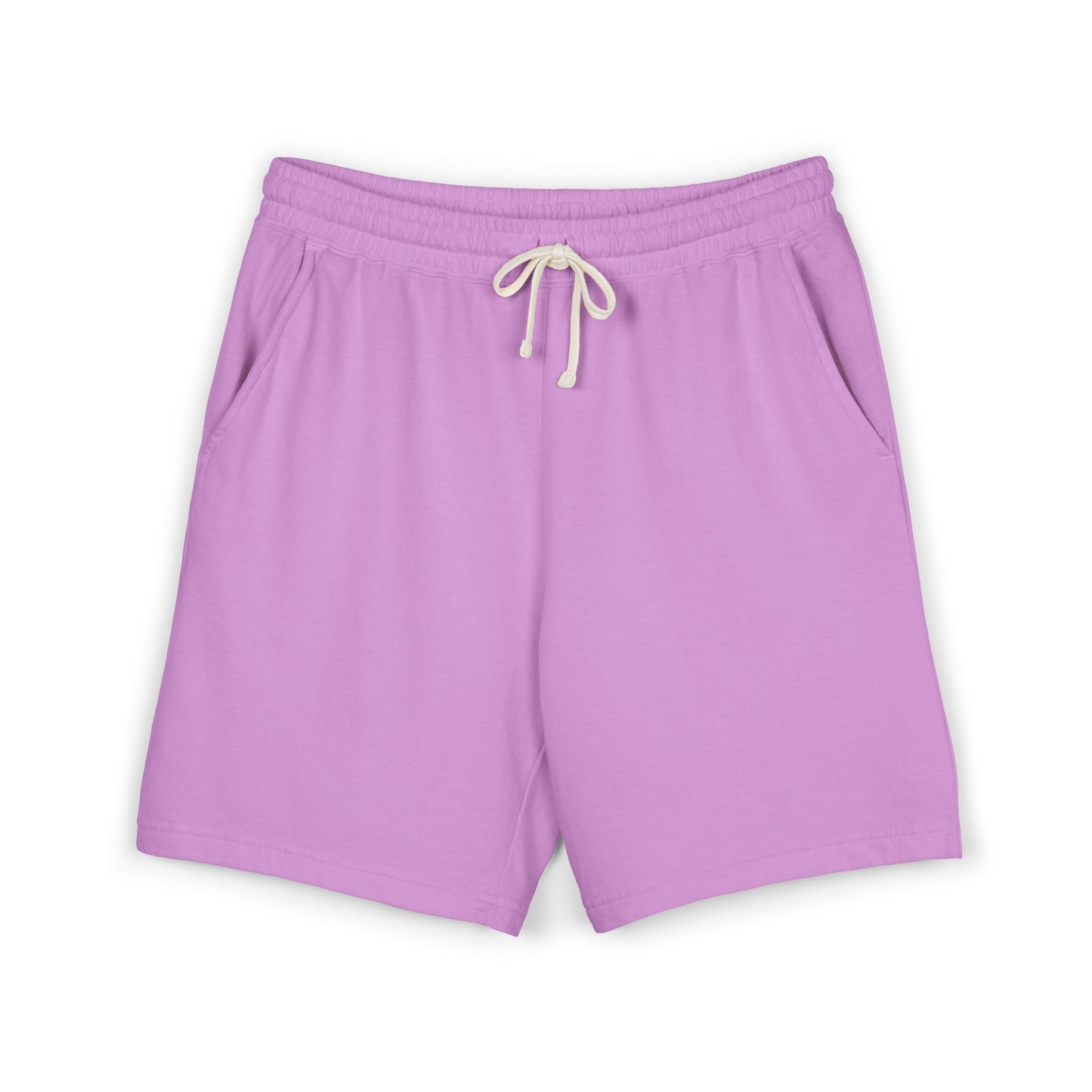 Lightweight Fleece Sweat Shorts — Garment-Dyed Casual Lounge Shorts