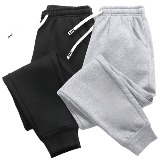 👖 Men’s Ankle-Tied Sweatpants – Loose Fit Sports Pants for Spring & Autumn