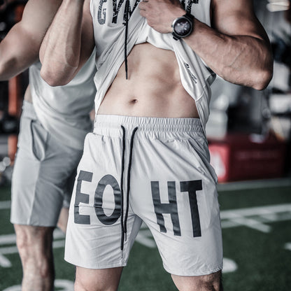 Men’s Sports and Leisure Quick-Drying Running Shorts – Lightweight Gym Fitness Workout Shorts