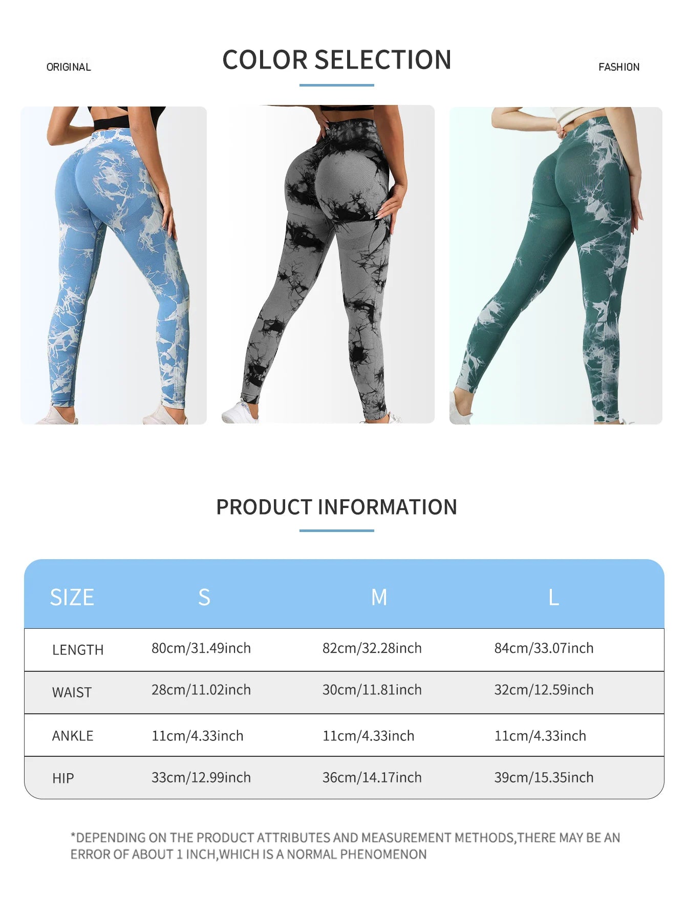 Tie Dye Yoga Pants for Women – Seamless High Waist Push-Up Leggings | Fitness & Workout Gym Tights | 2024 New