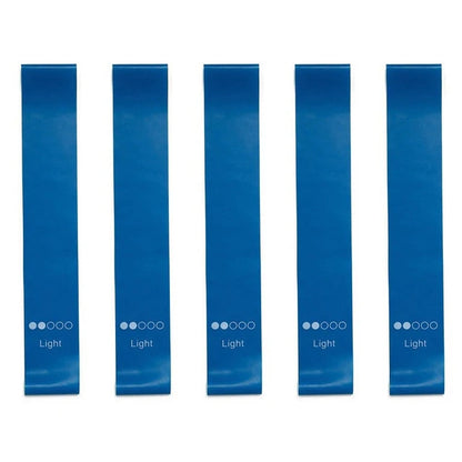 5Pcs/Set Yoga Resistance Bands – Elastic Bodybuilding Bands for Pilates, Gym Workouts, and Fitness – Expander Belt – Pink